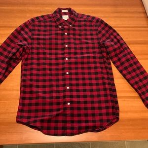 J. Crew Pima cotton slim button up M